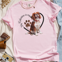 Load image into Gallery viewer, Valentine Cavalier King Charles Spaniel Shirt, Cavalier Mom, Cavalier Dad, Valentine Heart Dog, Valentine Dog Shirt, Gift for Dog Lover
