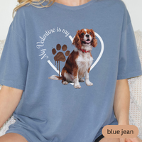 Load image into Gallery viewer, Valentine Cavalier King Charles Spaniel Shirt, Cavalier Mom, Cavalier Dad, Valentine Heart Dog, Valentine Dog Shirt, Gift for Dog Lover
