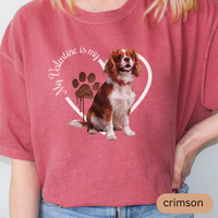 Load image into Gallery viewer, Valentine Cavalier King Charles Spaniel Shirt, Cavalier Mom, Cavalier Dad, Valentine Heart Dog, Valentine Dog Shirt, Gift for Dog Lover
