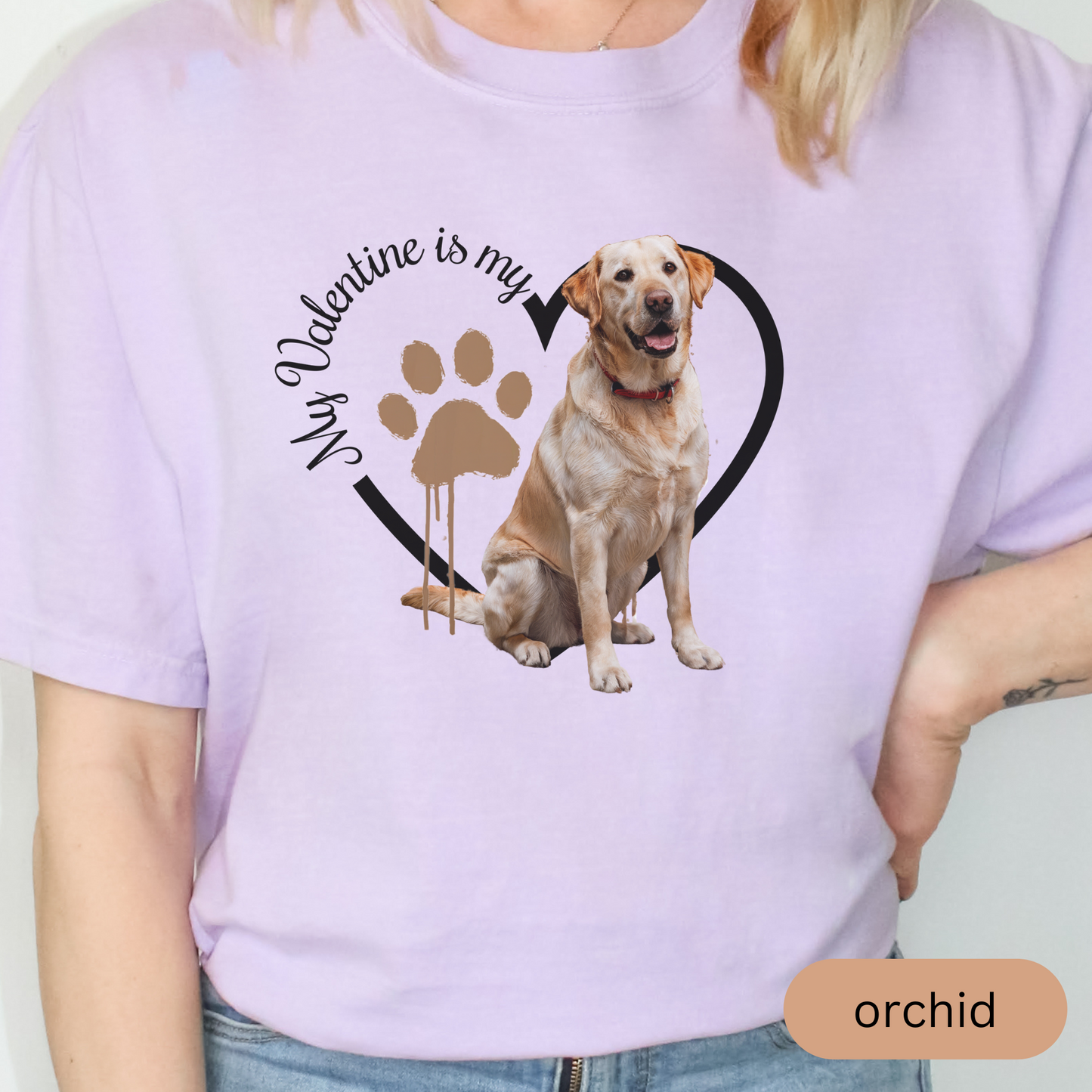 Valentine Yellow Lab Shirt, Yellow Lab Mom, Yellow Lab Dad, Valentine Heart Dog, Valentine Dog Shirt, Gift for Dog Lover, Yellow Lab Lover