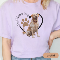 Load image into Gallery viewer, Valentine Yellow Lab Shirt, Yellow Lab Mom, Yellow Lab Dad, Valentine Heart Dog, Valentine Dog Shirt, Gift for Dog Lover, Yellow Lab Lover
