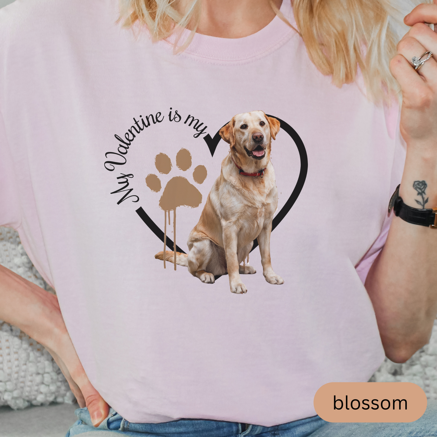 Valentine Yellow Lab Shirt, Yellow Lab Mom, Yellow Lab Dad, Valentine Heart Dog, Valentine Dog Shirt, Gift for Dog Lover, Yellow Lab Lover