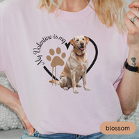 Load image into Gallery viewer, Valentine Yellow Lab Shirt, Yellow Lab Mom, Yellow Lab Dad, Valentine Heart Dog, Valentine Dog Shirt, Gift for Dog Lover, Yellow Lab Lover
