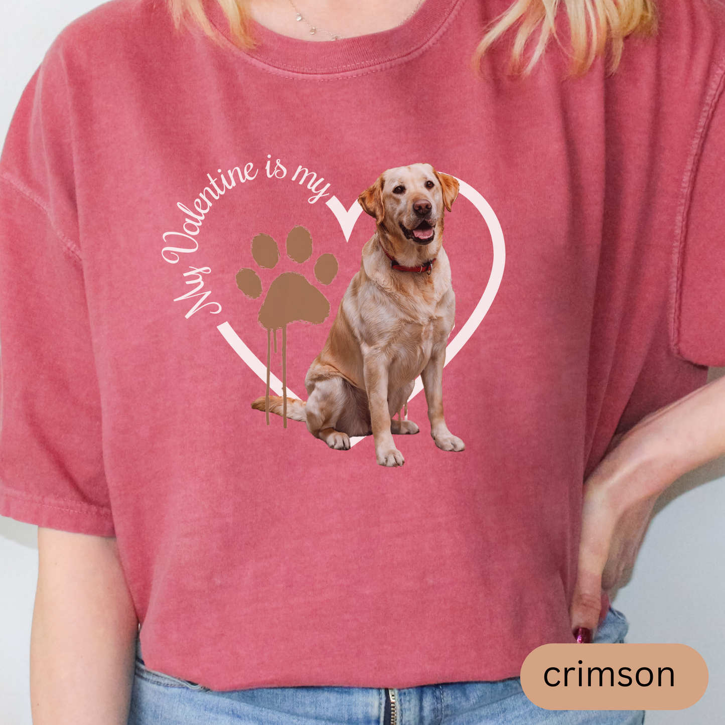 Valentine Yellow Lab Shirt, Yellow Lab Mom, Yellow Lab Dad, Valentine Heart Dog, Valentine Dog Shirt, Gift for Dog Lover, Yellow Lab Lover