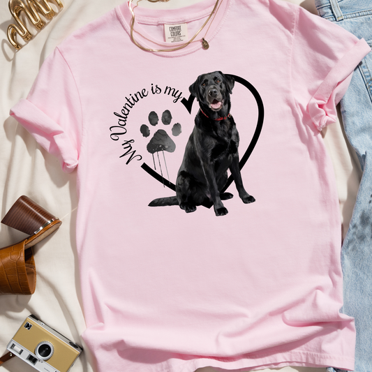 Valentine Black Lab Shirt, Black Lab Mom, Black Lab Dad, Valentine Heart Dog, Valentine Dog Shirt, Gift For Dog Lover, Black Lab Lover