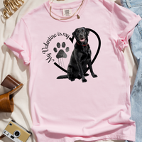 Load image into Gallery viewer, Valentine Black Lab Shirt, Black Lab Mom, Black Lab Dad, Valentine Heart Dog, Valentine Dog Shirt, Gift For Dog Lover, Black Lab Lover

