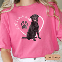 Load image into Gallery viewer, Valentine Black Lab Shirt, Black Lab Mom, Black Lab Dad, Valentine Heart Dog, Valentine Dog Shirt, Gift For Dog Lover, Black Lab Lover
