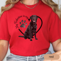 Load image into Gallery viewer, Valentine Black Lab Shirt, Black Lab Mom, Black Lab Dad, Valentine Heart Dog, Valentine Dog Shirt, Gift For Dog Lover, Black Lab Lover
