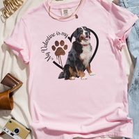 Load image into Gallery viewer, Valentine Bernese Mountain Dog Shirt, Bernese Mountain Dog Mom, Valentine Heart Dog, Valentine Dog Shirt, Gift for Dog Lover
