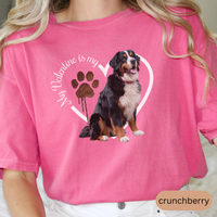 Load image into Gallery viewer, Valentine Bernese Mountain Dog Shirt, Bernese Mountain Dog Mom, Valentine Heart Dog, Valentine Dog Shirt, Gift for Dog Lover
