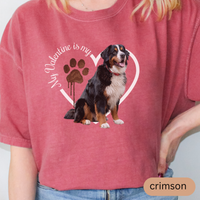 Load image into Gallery viewer, Valentine Bernese Mountain Dog Shirt, Bernese Mountain Dog Mom, Valentine Heart Dog, Valentine Dog Shirt, Gift for Dog Lover
