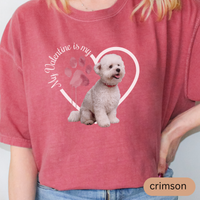 Load image into Gallery viewer, Valentine Bichon Frise Shirt, Bichon Frise Mom, Valentine Heart Dog, Valentine Dog Shirt, Gift for Dog Lover
