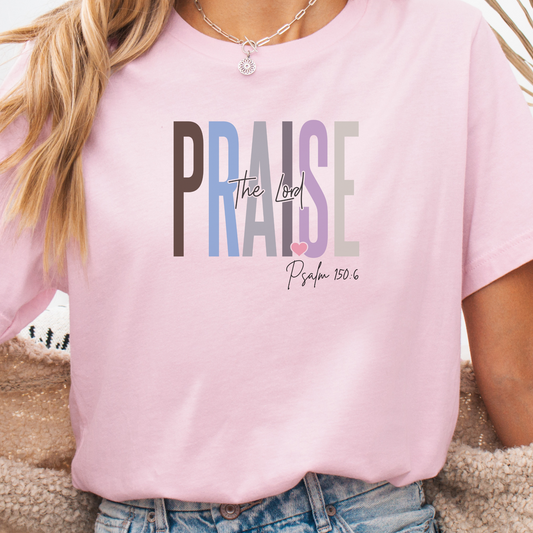 Christian Gift, Faith Gift, Christian Shirts, Faith Shirt, Love and Grace Shirt, Jesus, Psalm 150 6 verse shirt, Praise the Lord