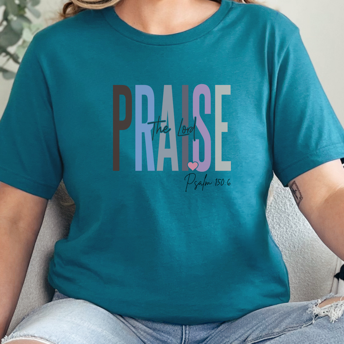 Christian Gift, Faith Gift, Christian Shirts, Faith Shirt, Love and Grace Shirt, Jesus, Psalm 150 6 verse shirt, Praise the Lord