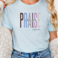 Load image into Gallery viewer, Christian Gift, Faith Gift, Christian Shirts, Faith Shirt, Love and Grace Shirt, Jesus, Psalm 150 6 verse shirt, Praise the Lord
