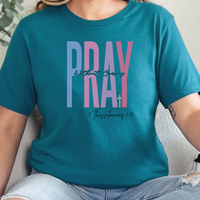 Load image into Gallery viewer, Faith Gift, Christian Shirts, Faith Shirt, Christian Gift, Love and Grace Shirt, 1 Thessalonians 5 17 verse shirt, Pray Without Ceasing
