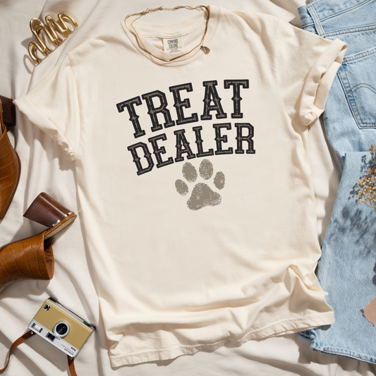 Treat Dealer Shirt - Funny Dog Lover T-Shirt - Pet Owner Gift - Dog Trainer Tee - Dog Dad Shirt - Dog Walker Apparel