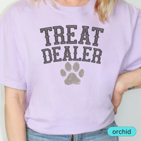 Load image into Gallery viewer, Treat Dealer Shirt - Funny Dog Lover T-Shirt - Pet Owner Gift - Dog Trainer Tee - Dog Dad Shirt - Dog Walker Apparel

