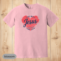 Load image into Gallery viewer, Jesus The Way The Truth The Life Christian T-Shirt, Faith-Based Bible Verse Shirt, Religious Gift for Believers, Comfort Colors Shirt
