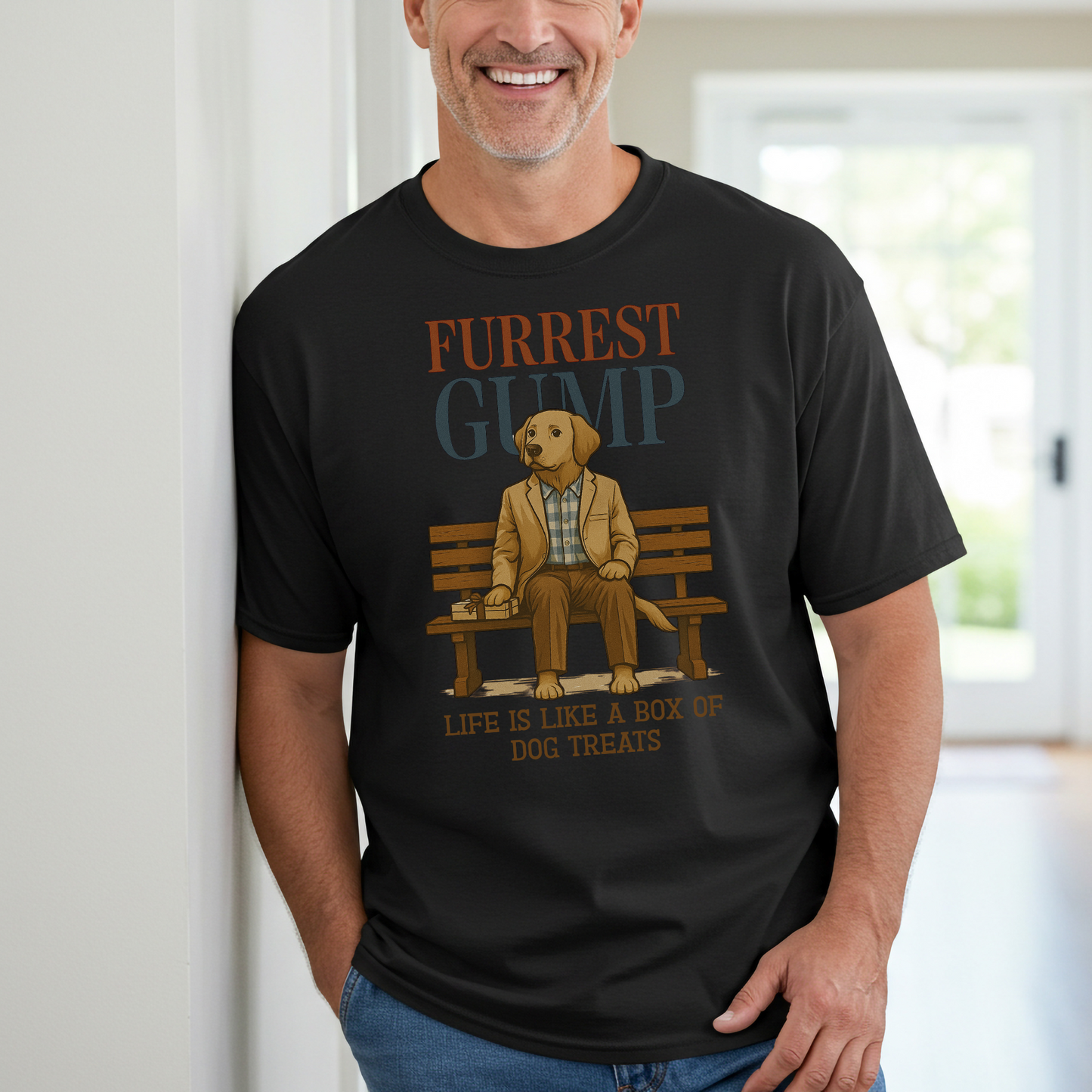 Furrest Gump Dog Dad Shirt
