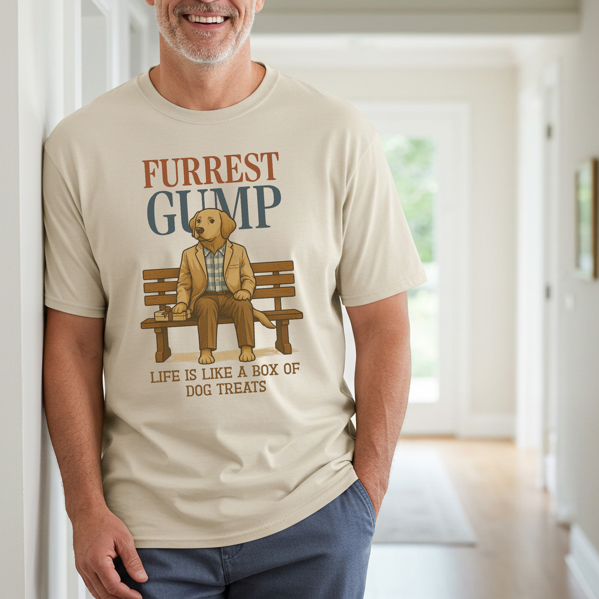 Furrest Gump Dog Dad Shirt