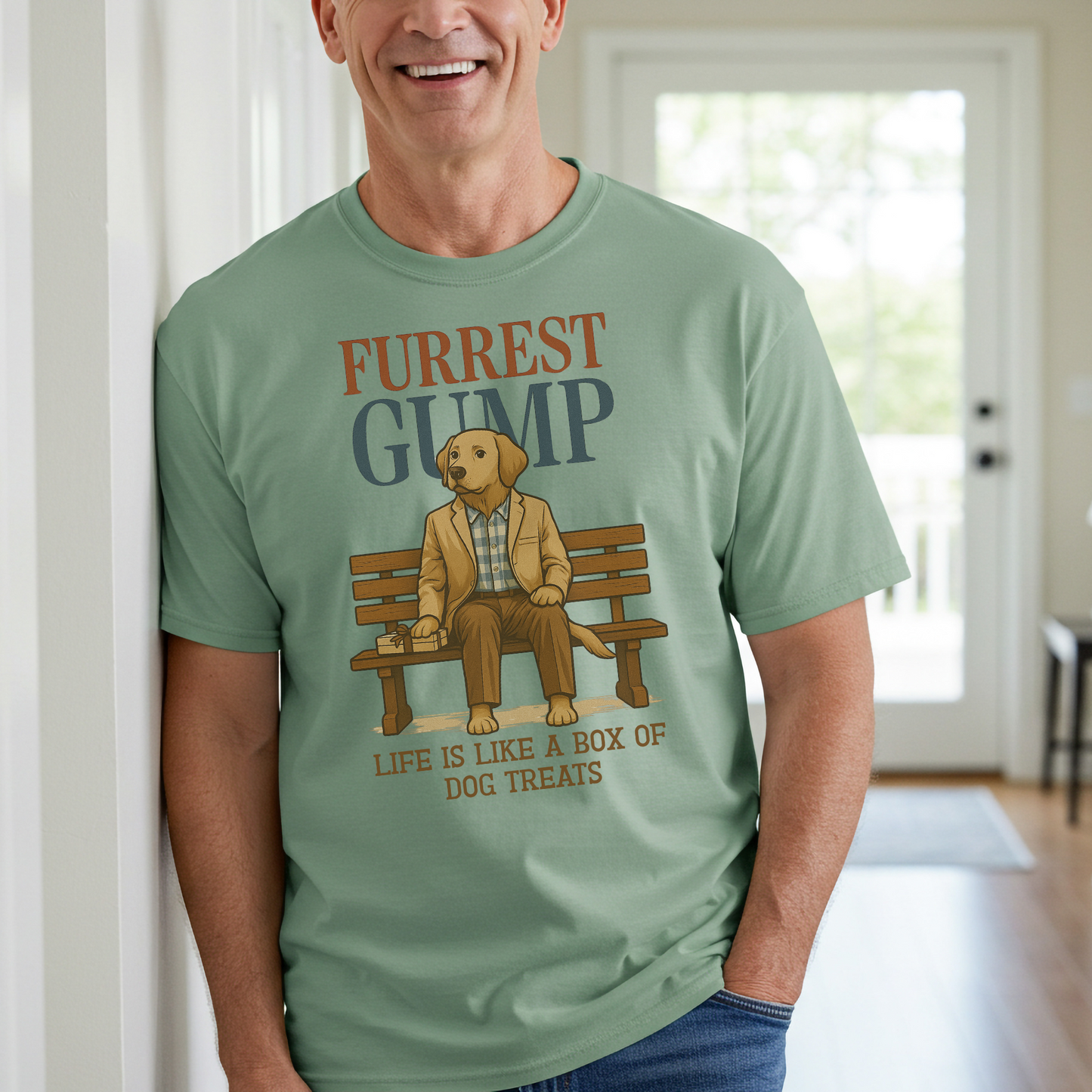 Furrest Gump Dog Dad Shirt