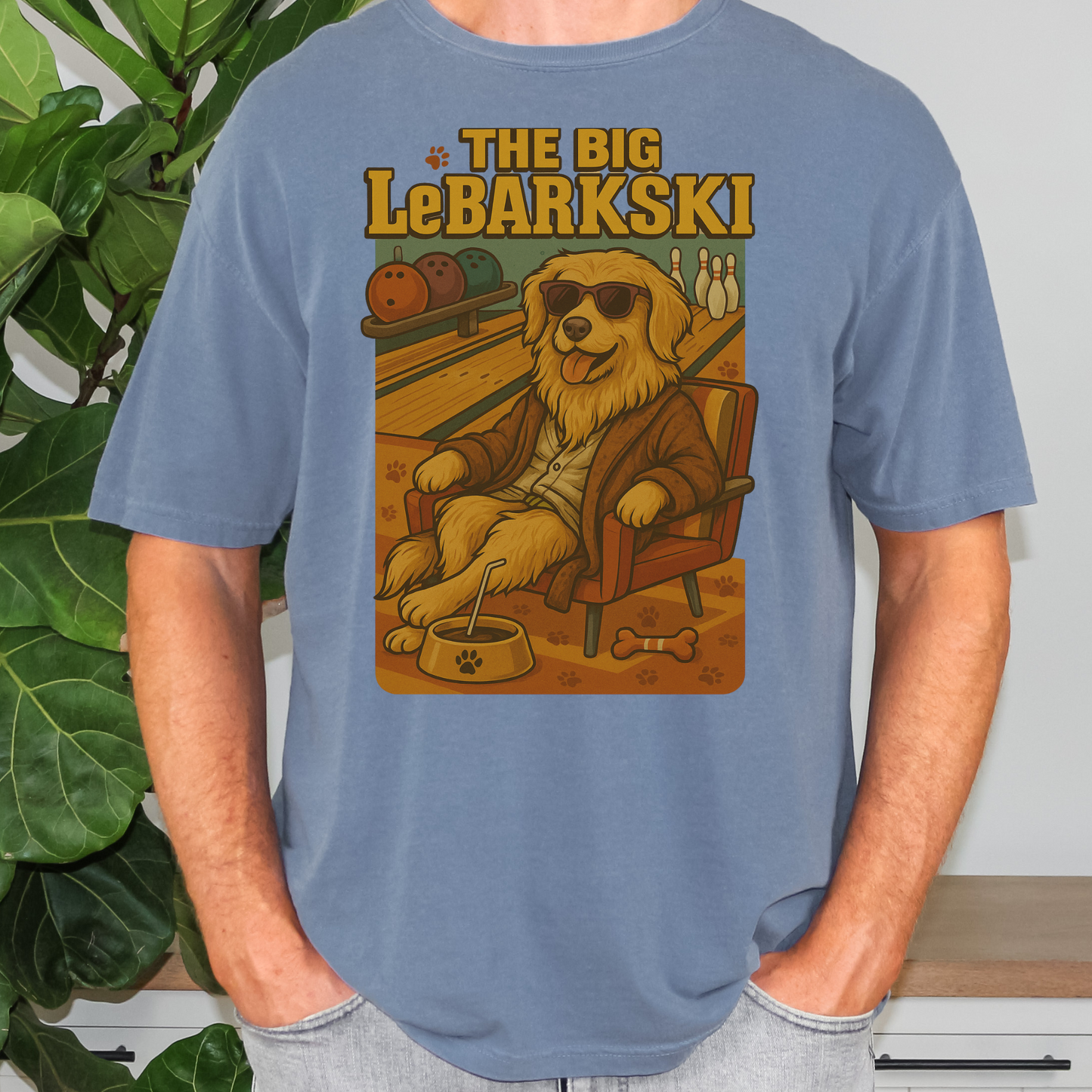 The Big LeBARKski Dog Dad Shirt