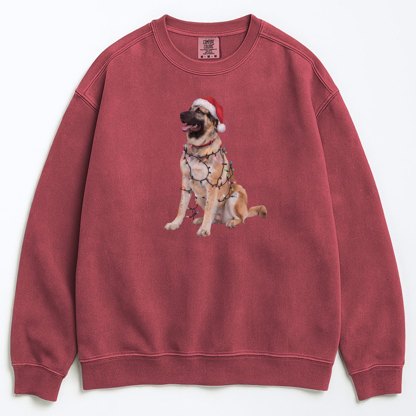 Christmas Anatolian Shepherd Sweatshirt, Christmas Lights Dog