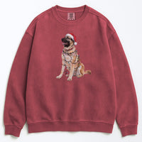 Load image into Gallery viewer, Christmas Anatolian Shepherd Sweatshirt, Christmas Lights Dog
