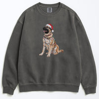 Load image into Gallery viewer, Christmas Anatolian Shepherd Sweatshirt, Christmas Lights Dog
