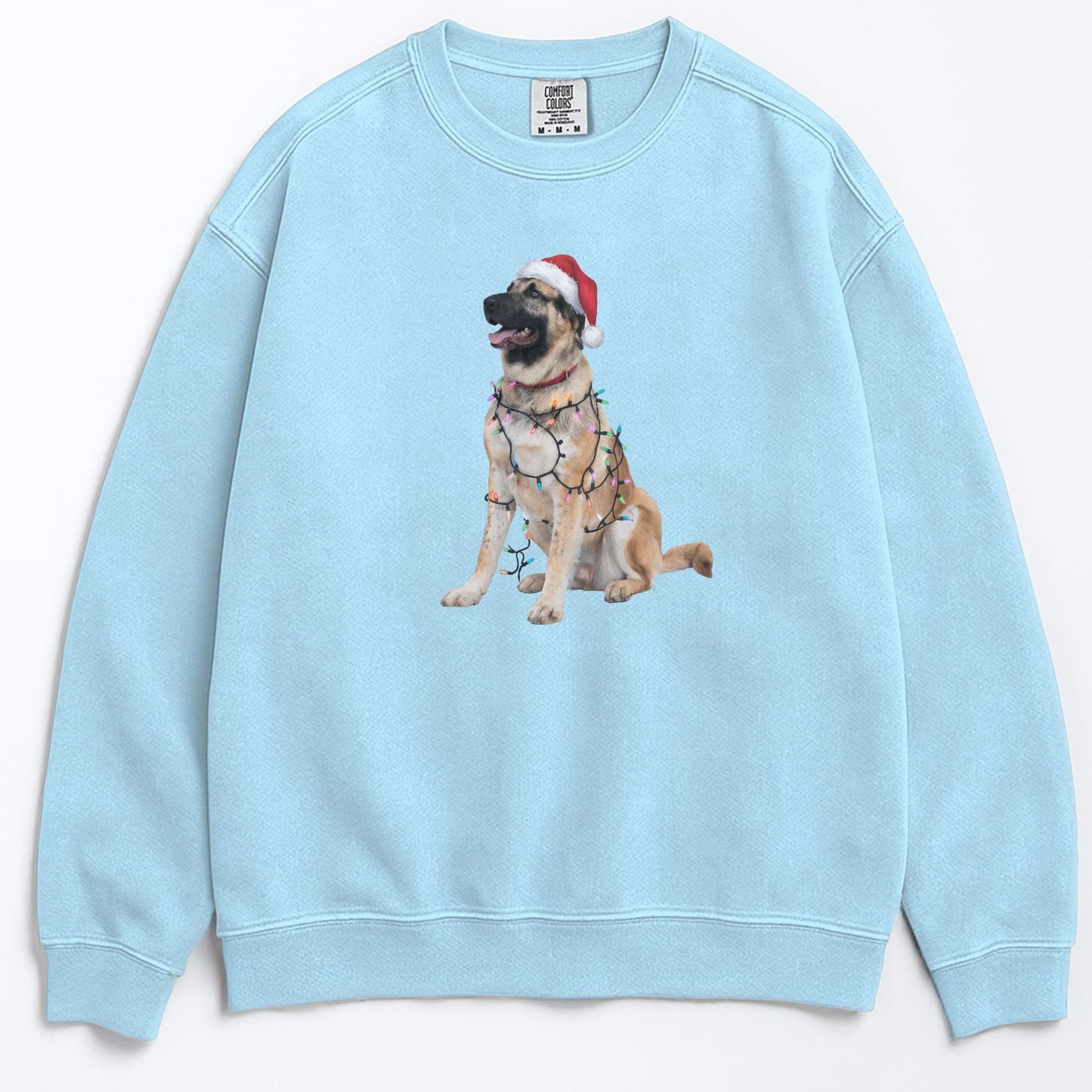 Christmas Anatolian Shepherd Sweatshirt, Christmas Lights Dog