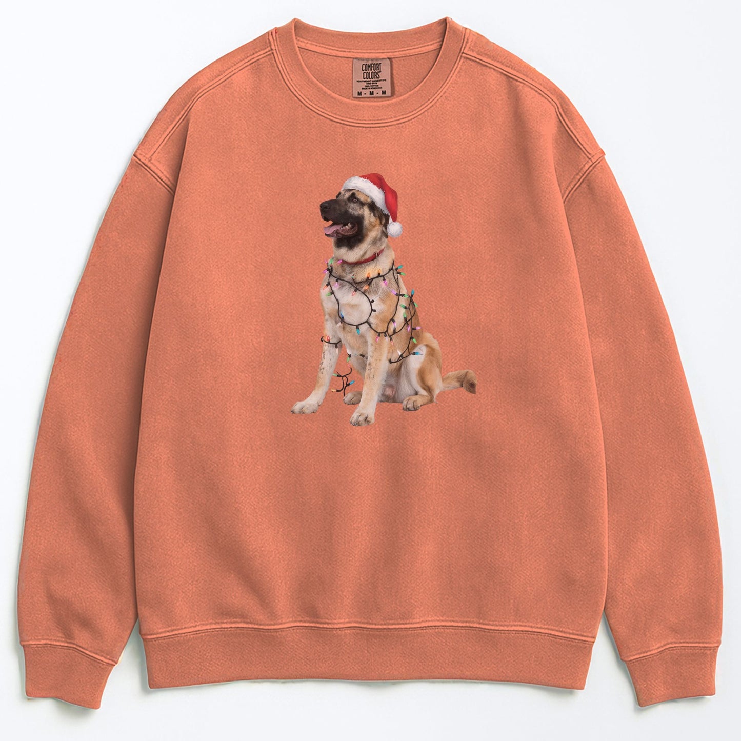 Christmas Anatolian Shepherd Sweatshirt, Christmas Lights Dog