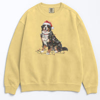 Load image into Gallery viewer, Christmas Bernese Mountain Dog Sweatshirt, Christmas Lights Dog
