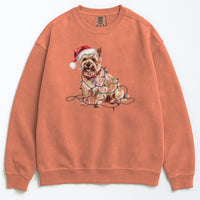 Load image into Gallery viewer, Christmas Cairn Terrier Sweatshirt, Christmas Lights Dog

