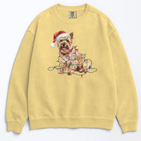 Load image into Gallery viewer, Christmas Cairn Terrier Sweatshirt, Christmas Lights Dog
