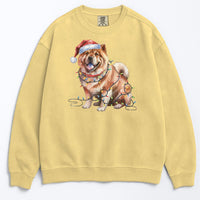 Load image into Gallery viewer, Christmas Chow Chow Sweatshirt, Christmas Lights Dog
