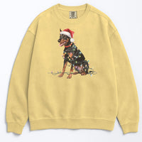 Load image into Gallery viewer, Christmas German Pinscher Sweatshirt, Christmas Lights Dog
