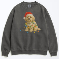 Load image into Gallery viewer, Christmas Havanese Sweatshirt, Christmas Lights Dog

