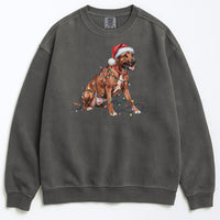 Load image into Gallery viewer, Christmas Rhodesian Ridgeback Sweatshirt, Christmas Lights Dog

