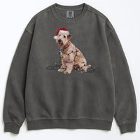 Load image into Gallery viewer, Christmas Soft Coated Wheaten Terrier Sweatshirt, Christmas Lights Dog
