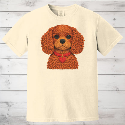 Ruby Cavalier King Charles Spaniel Yarn Look Shirt