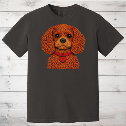 Ruby Cavalier King Charles Spaniel Yarn Look Shirt