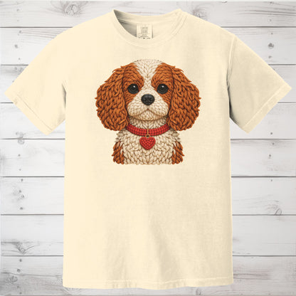 Blenheim Cavalier King Charles Spaniel Yarn Look Shirt
