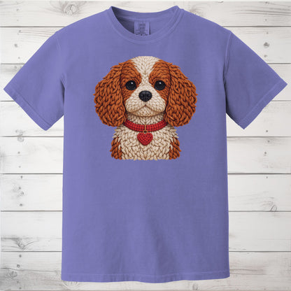 Blenheim Cavalier King Charles Spaniel Yarn Look Shirt