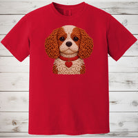 Load image into Gallery viewer, Blenheim Cavalier King Charles Spaniel Yarn Look Shirt