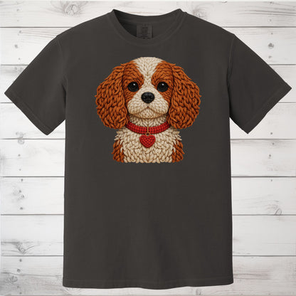 Blenheim Cavalier King Charles Spaniel Yarn Look Shirt