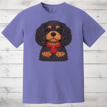 Black & Tan Cavalier King Charles Spaniel Yarn Look Shirt