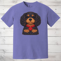 Load image into Gallery viewer, Black &amp; Tan Cavalier King Charles Spaniel Yarn Look Shirt