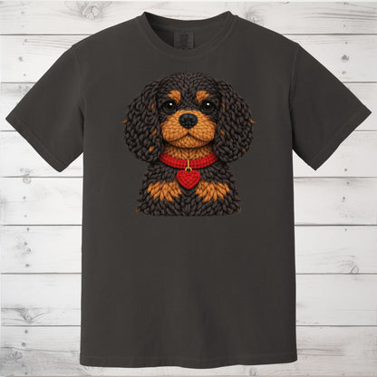 Black & Tan Cavalier King Charles Spaniel Yarn Look Shirt
