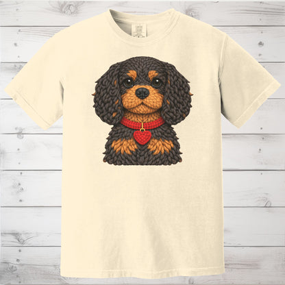 Black & Tan Cavalier King Charles Spaniel Yarn Look Shirt